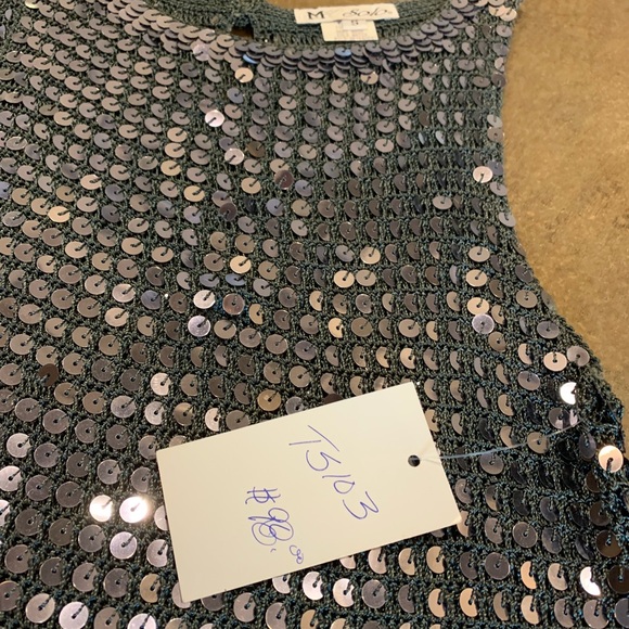 Gray Sparkle Blouse - Picture 3 of 4